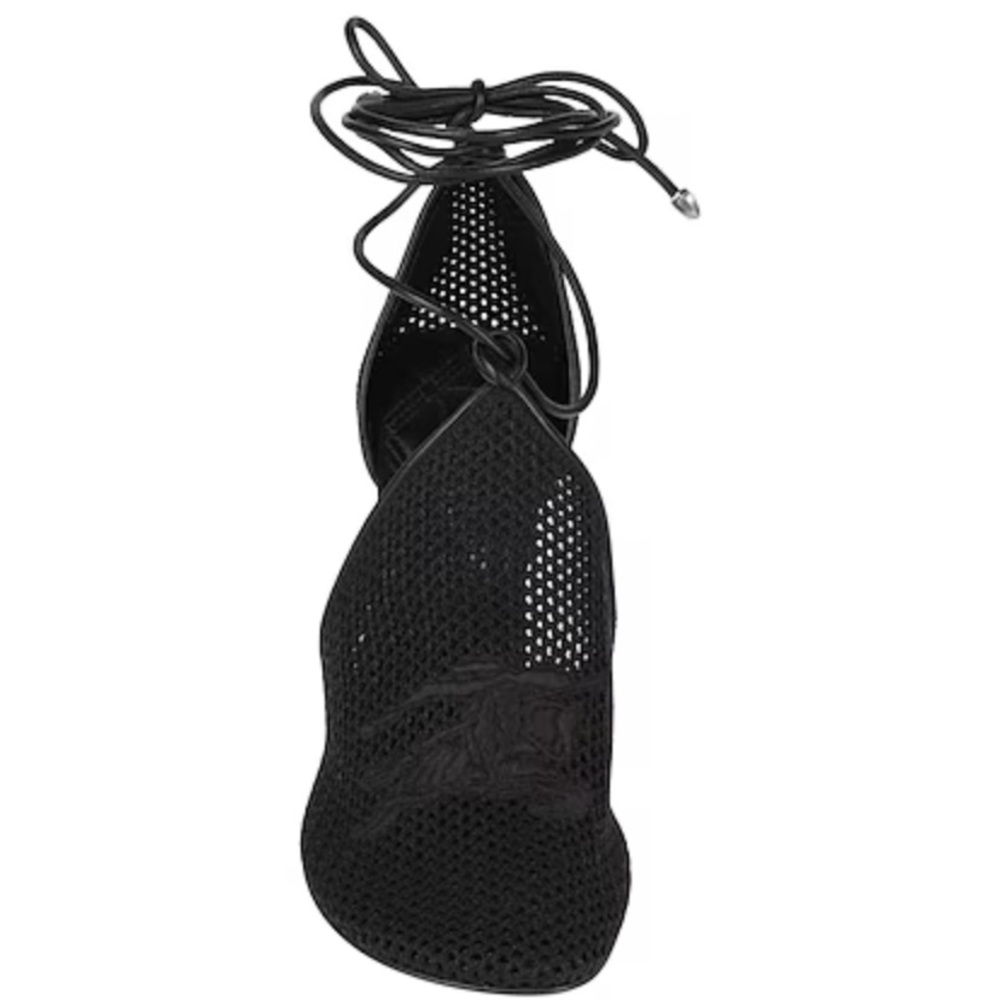 Burberry Ankle Wrap Mesh Knit Pump (Women) - Picture 4 of 12